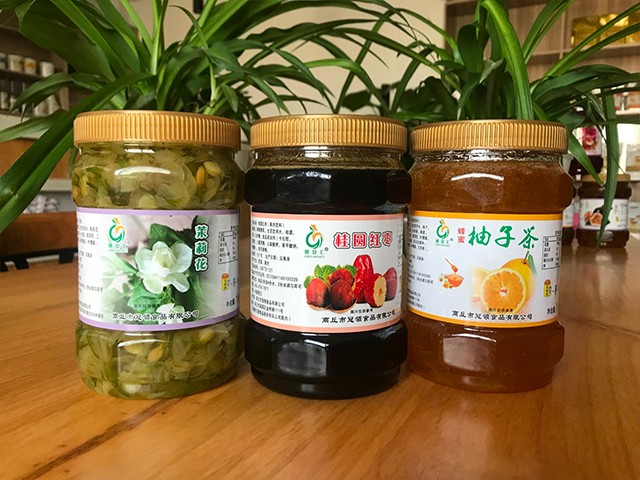茉莉花花茶、桂圓紅棗花茶、柚子花茶